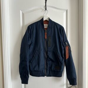 [Coach] Dark Blue MA-1 Jacket